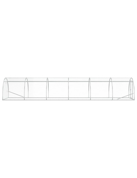 Pollaio Argento 600 x 150 x 100 cm Acciaio zincato