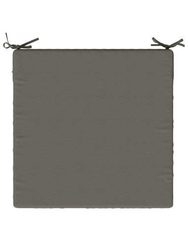 Cuscini per Sedia in 4 Pezzi SOEST 4 pz 100% Poliestere Grigio