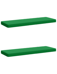 Cuscini per Panchina a 2 Pezzi VUGHT 2 pz 100% Poliestere Verde
