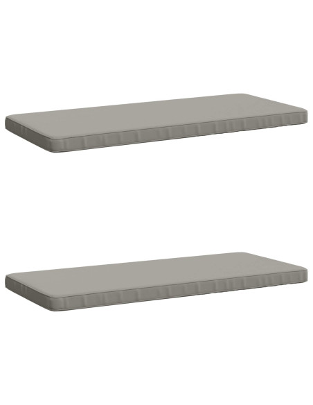 Cuscini per Panchina a 2 Pezzi VUGHT 2 pz 100% Poliestere
