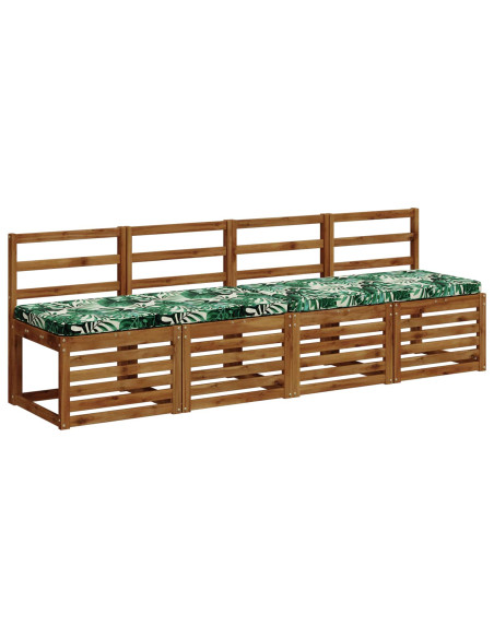 Cuscini per Panchina a 2 Pezzi VUGHT 2 pz 100% Poliestere