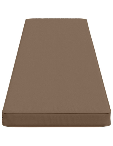Cuscino per Panchina a 1 Pezzo VUGHT 100% Poliestere Tortora