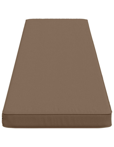 Cuscino per Panchina a 1 Pezzo VUGHT 100% Poliestere Tortora