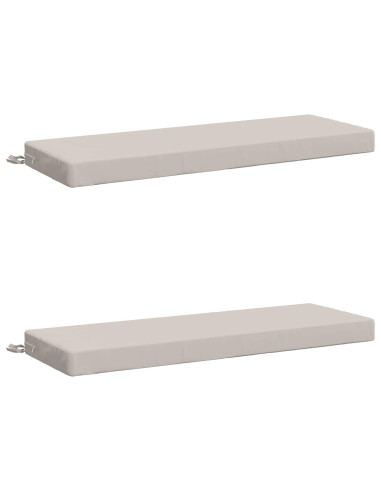 Cuscini per Panchina a 2 Pezzi SOEST 2 pz 100% Poliestere