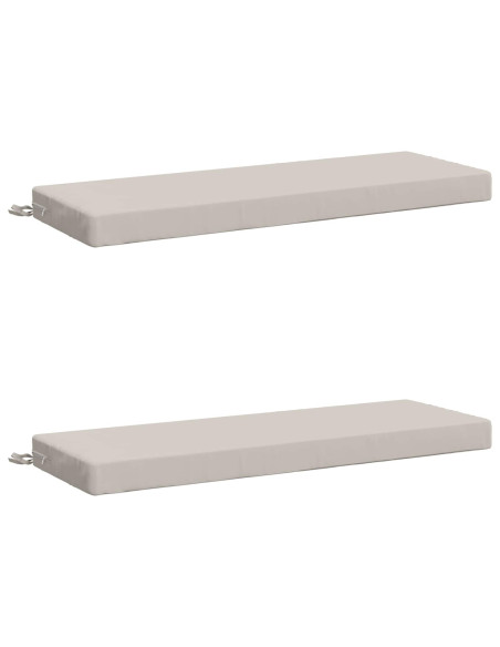 Cuscini per Panchina a 2 Pezzi SOEST 2 pz 100% Poliestere