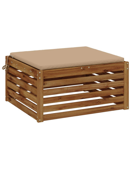 Cuscino per Sedia in Unico Pezzo SOEST 100% Poliestere Sabbia