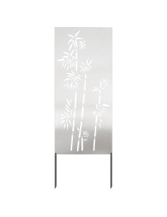 Schermo per privacy in giardino Floreale Argento 50 x 140 cm 2