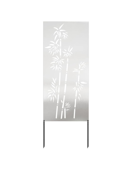 Schermo per privacy in giardino Floreale Argento 50 x 140 cm