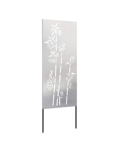 Schermo per privacy in giardino Floreale Argento 50 x 140 cm