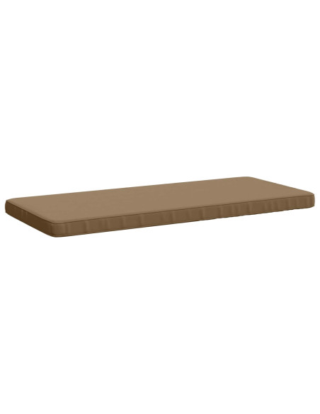 Cuscino per Panchina a 1 Pezzo VUGHT 100% Poliestere Tortora