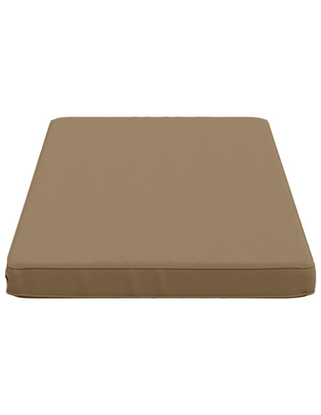 Cuscino per Panchina a 1 Pezzo VUGHT 100% Poliestere Tortora