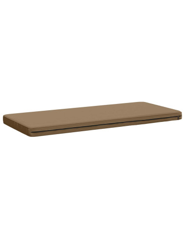 Cuscino per Panchina a 1 Pezzo VUGHT 100% Poliestere Tortora