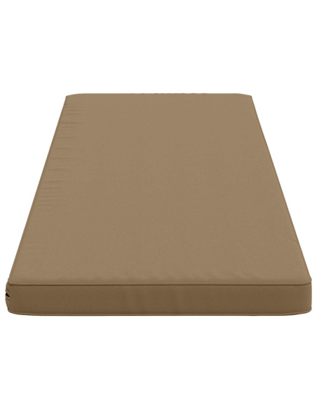 Cuscino per Panchina a 1 Pezzo VUGHT 100% Poliestere Tortora