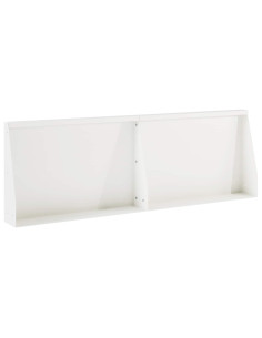 Muro di contenimento 2 pz 60 x 12 x 50 cm Acciaio Bianco