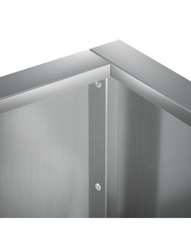 Muro di contenimento 2 pz 50 x 50 x 30 cm Acciaio zincato
