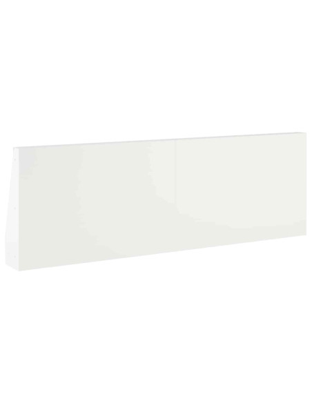 Muro di contenimento 2 pz 60 x 12 x 50 cm Acciaio Bianco