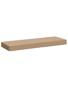 Cuscino per Panchina a 1 Pezzo VUGHT 100% Poliestere Sabbia