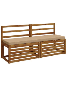 Cuscino per Panchina a 1 Pezzo VUGHT 100% Poliestere Sabbia 2