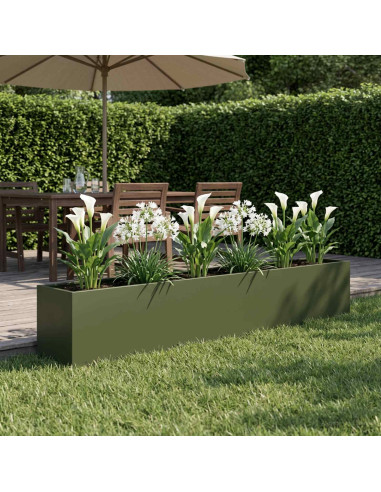 Vaso da giardino Verde Oliva 360 x 40 x 60 cm