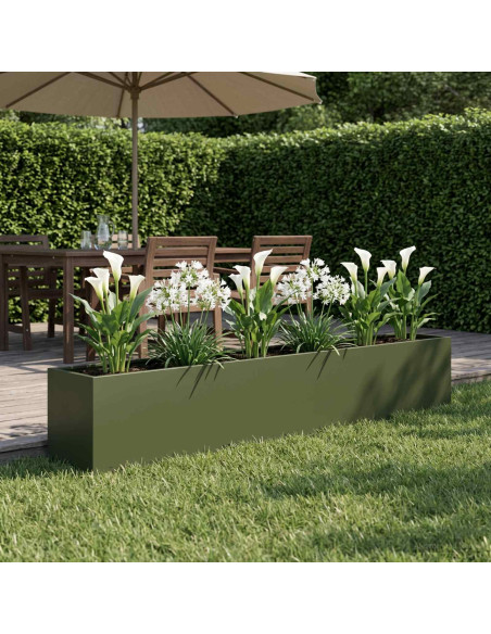 Vaso da giardino Verde Oliva 360 x 40 x 60 cm