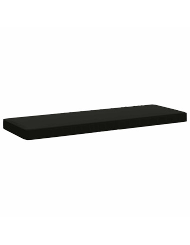 Cuscini per Panchina a 2 Pezzi VUGHT 2 pz 100% Poliestere Nero