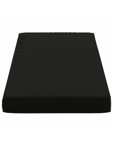 Cuscini per Panchina a 2 Pezzi VUGHT 2 pz 100% Poliestere Nero