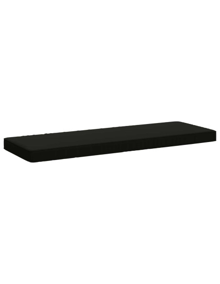 Cuscini per Panchina a 2 Pezzi VUGHT 2 pz 100% Poliestere Nero