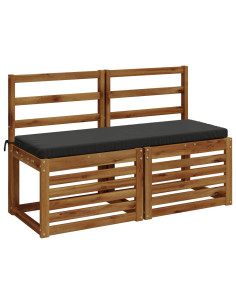 Cuscini per Panchina a 2 Pezzi SOEST 2 pz 100% Poliestere 2