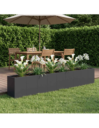 Vaso da giardino Nero 360 x 40 x 60 cm
