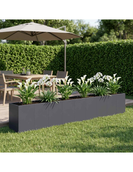 Vaso da giardino Antracite 360 x 40 x 60 cm