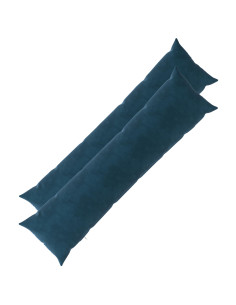 Federa 2 pcs HEERLEN Blu 40 x 145 cm Velluto