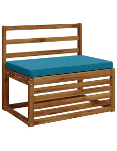 Cuscino per Panchina a 1 Pezzo VUGHT 100% Poliestere Azzurro 2