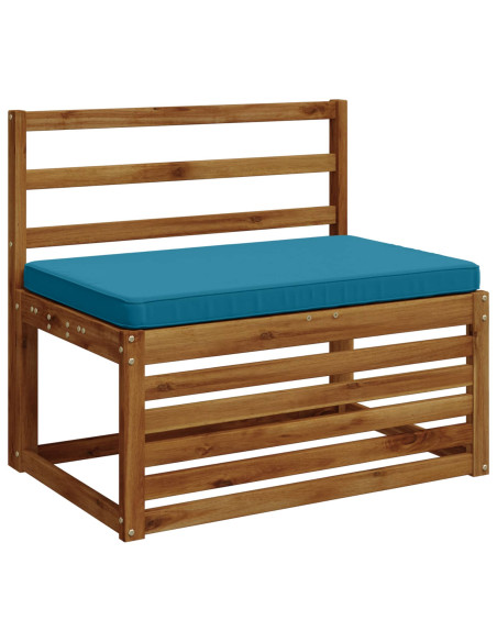 Cuscino per Panchina a 1 Pezzo VUGHT 100% Poliestere Azzurro