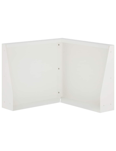 Muro di contenimento 50 x 50 x 50 cm Acciaio Bianco