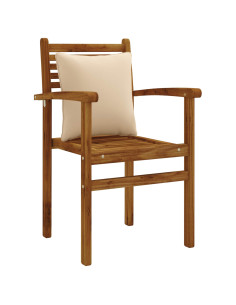 Cuscino per Schiena a 1 Pezzo PUTTEN 100% Poliestere Crema 2