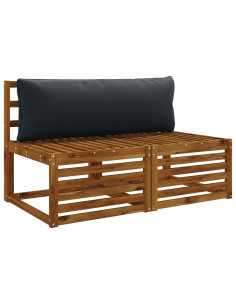 Cuscino per Schiena a 1 Pezzo PUTTEN 100% Poliestere Blu Scuro 2
