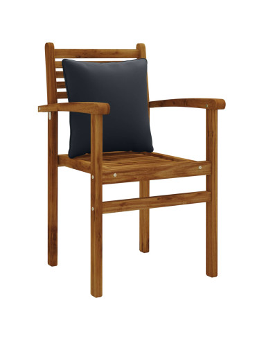 Cuscino per Schiena a 1 Pezzo PUTTEN 100% Poliestere Blu Scuro