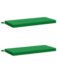 Cuscini per Panchina a 2 Pezzi SOEST 2 pz 100% Poliestere Verde