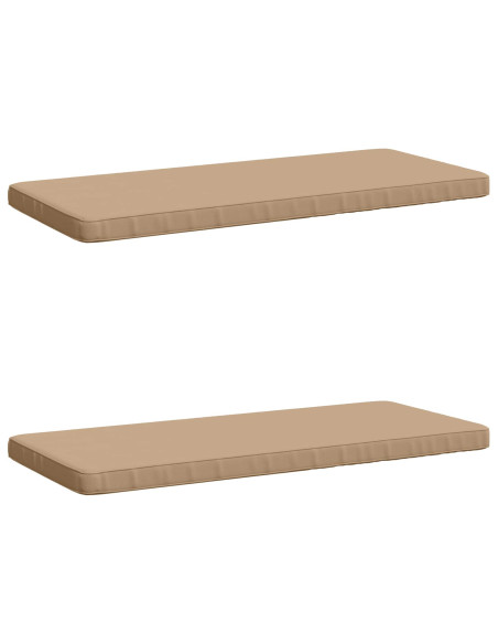 Cuscini per Panchina a 2 Pezzi VUGHT 2 pz 100% Poliestere