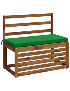 Cuscini per Panchina a 2 Pezzi SOEST 2 pz 100% Poliestere Verde 2