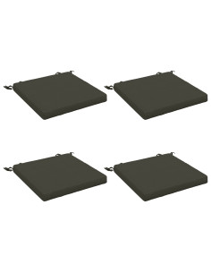 Cuscini per Sedia in 4 Pezzi SOEST 4 pz 100% Poliestere