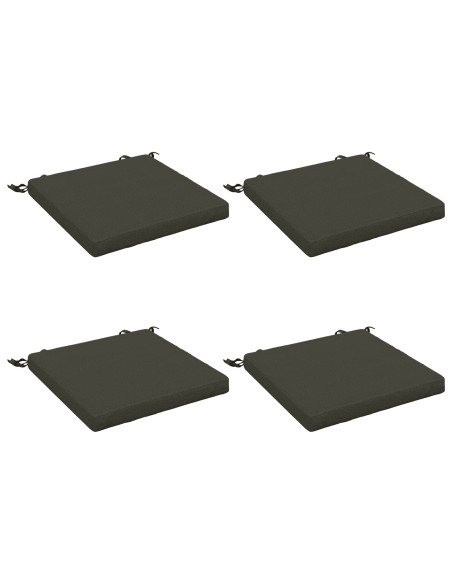 Cuscini per Sedia in 4 Pezzi SOEST 4 pz 100% Poliestere