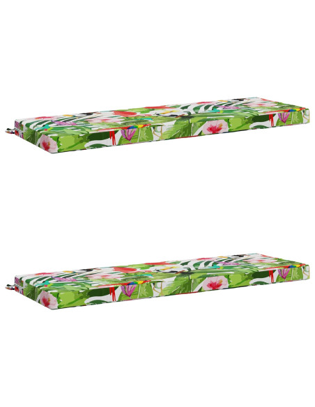 Cuscini per Panchina a 2 Pezzi SOEST 2 pz 100% Poliestere