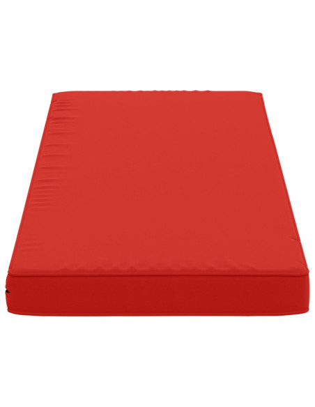 Cuscini per Panchina a 2 Pezzi VUGHT 2 pz 100% Poliestere Rosso
