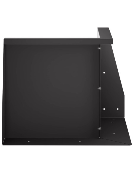 Muro di contenimento 50 x 50 x 30 cm Acciaio Nero