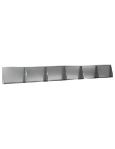 Muro di contenimento 6 pz 60 x 12 x 40 cm Acciaio zincato 2
