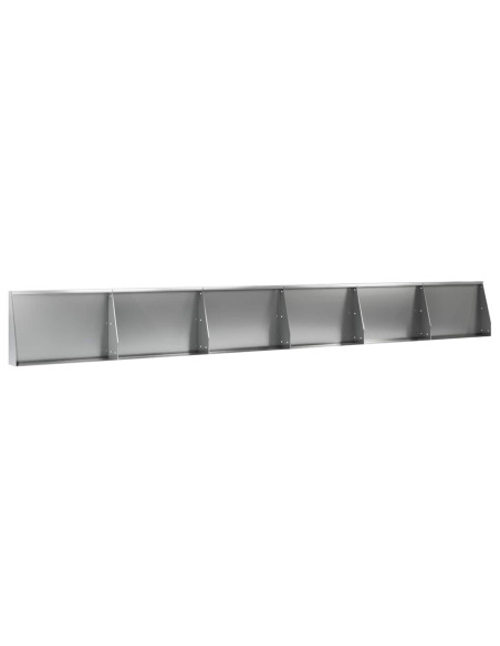 Muro di contenimento 6 pz 60 x 12 x 40 cm Acciaio zincato