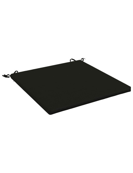 Cuscino per Sedia in Unico Pezzo SOEST 100% Poliestere Nero