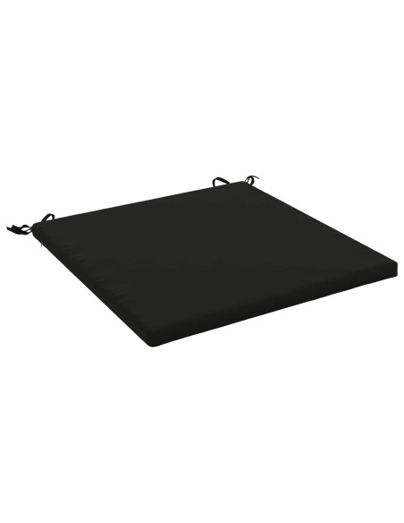 Cuscino per Sedia in Unico Pezzo SOEST 100% Poliestere Nero