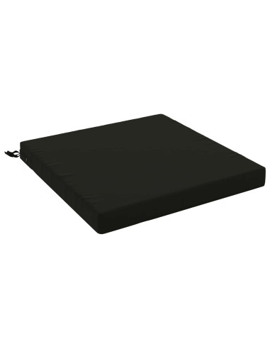 Cuscino per Sedia in Unico Pezzo SOEST 100% Poliestere Nero